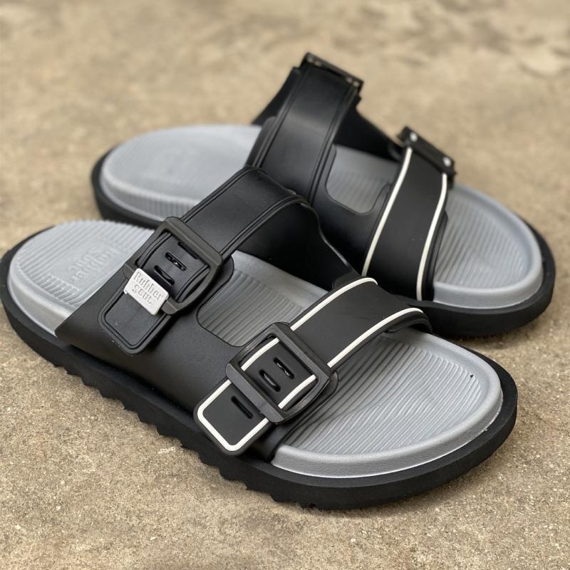 Arizona Leather-Trimmed Raffia Sandals | Mens Sandals And Slides Sandals And Slides Mens