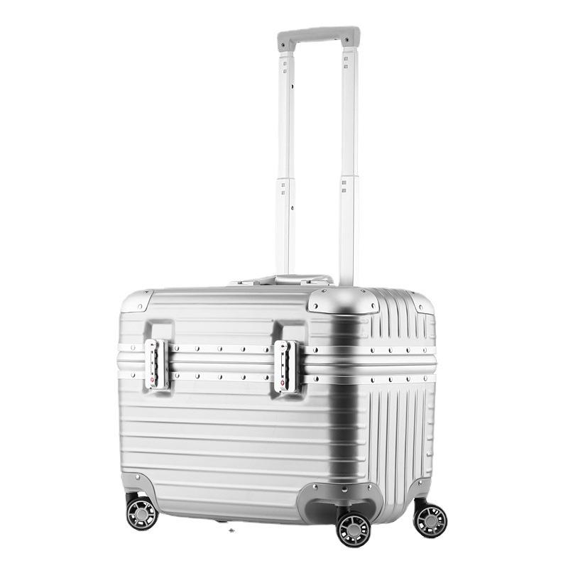 Bank Spinner 76cm Rubber-Trimmed Aluminium Suitcase | Mens Suitcases Bags Mens