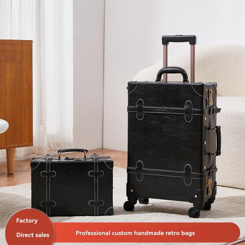 Centenary Leather-Trimmed Vulcanised Fibreboard Check-In Suitcase | Mens Suitcases Bags Mens