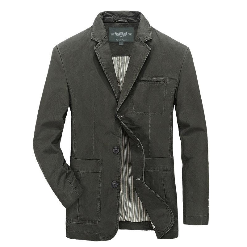 Garment-Dyed Cotton-Blend Twill Blazer | Mens Blazers Blazers Blazers