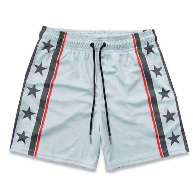 Kobe Embroidered Striped Cotton Shorts | Mens Shorts Clothing Mens