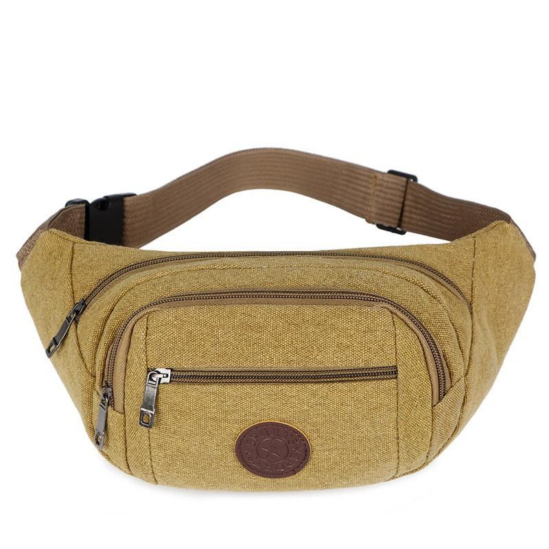 Leather-Trimmed Monogrammed Coated-Canvas Belt Bag | Mens Belt Bags Bags Belt Bags