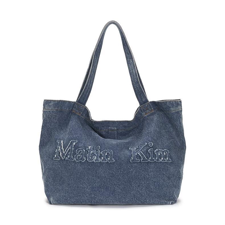 Logo-Embossed Metallic Denim Tote Bag | Mens Totes Bags Mens