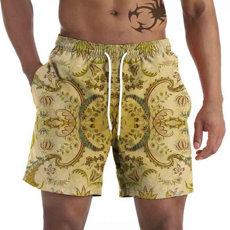 Nature Straight-Leg Embroidered Linen Drawstring Shorts | Mens Shorts Clothing Mens