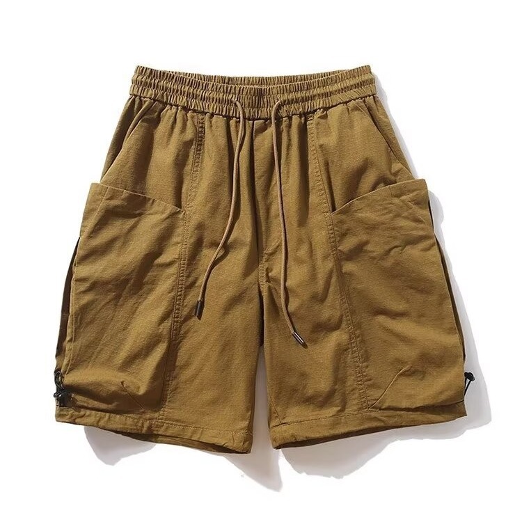 Salt Wide-Leg Embroidered Slub Organic Cotton Drawstring Shorts | Mens Shorts Clothing Mens