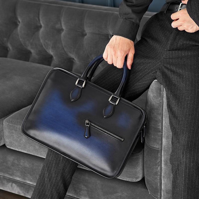 Scritto Venezia Leather Briefcase | Mens Briefcases Bags Briefcases