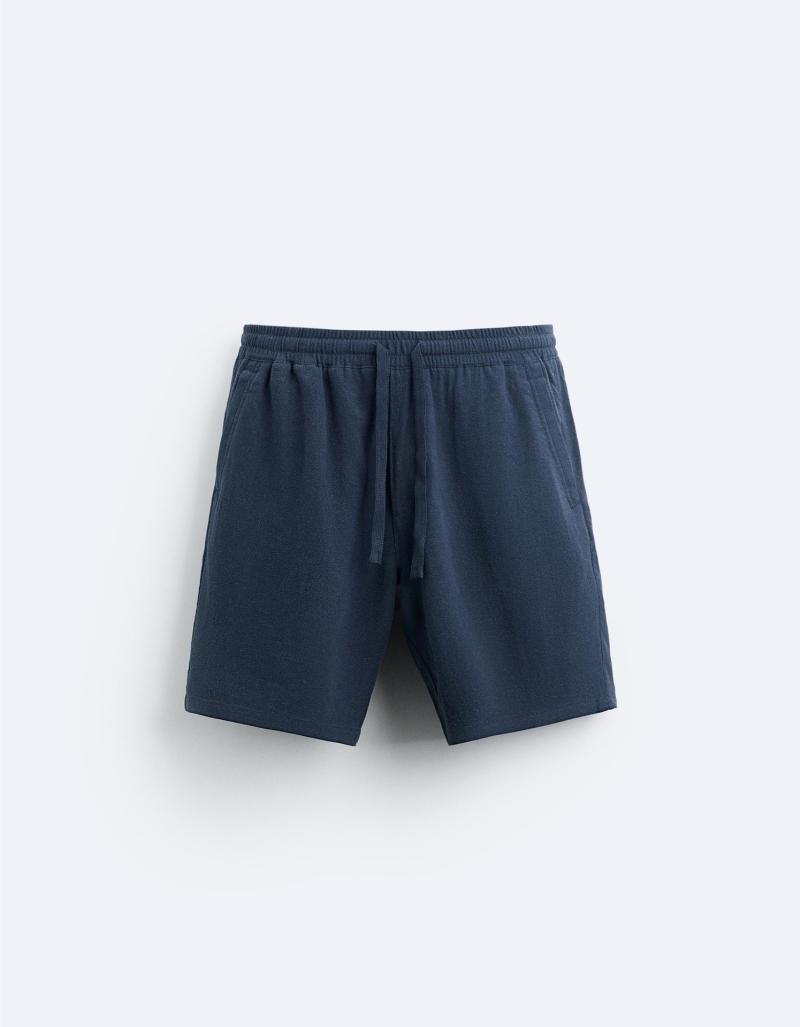 Seb 1040 Cotton-Blend Seersucker Shorts | Mens Shorts Clothing Mens