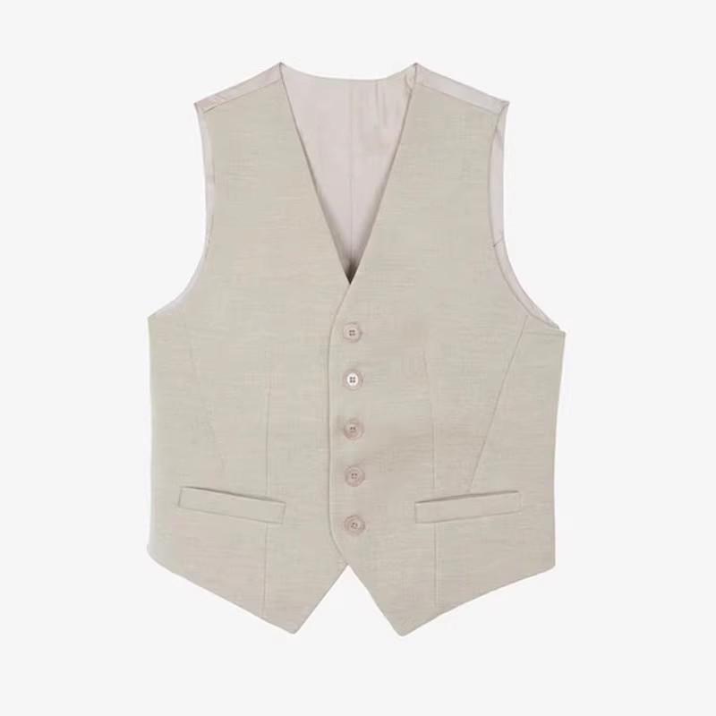 Slim-Fit Linen and Satin Waistcoat | Mens Suits Clothing Mens