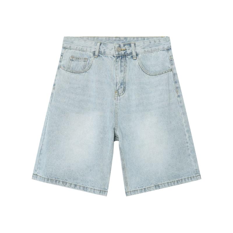 Straight-Leg Belted Denim Shorts | Mens Shorts Clothing Mens