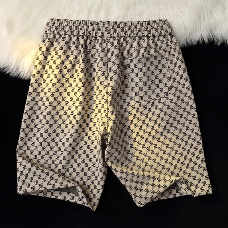 Straight-Leg Monogrammed Linen-Blend Jacquard Shorts | Mens Shorts Clothing Mens