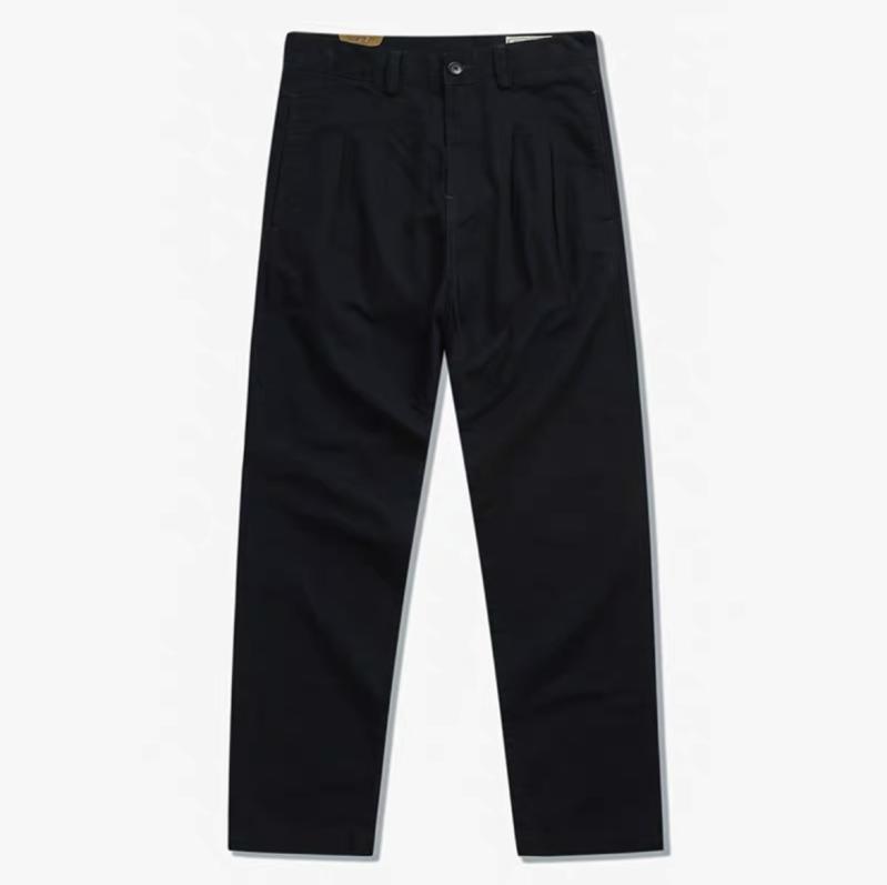 Straight-Leg Pleated Garment-Dyed Cotton and Linen-Blend Trousers | Mens Trousers Clothing Mens