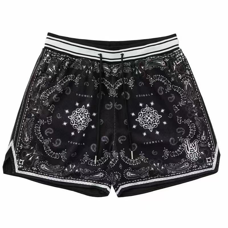 Straight-Leg Printed Silk-Twill Shorts | Mens Shorts Clothing Mens