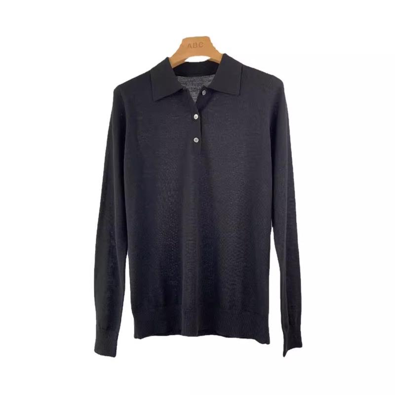 Virgin Wool and Cashmere-Blend Polo Shirt | Mens Polo Shirts Clothing Mens