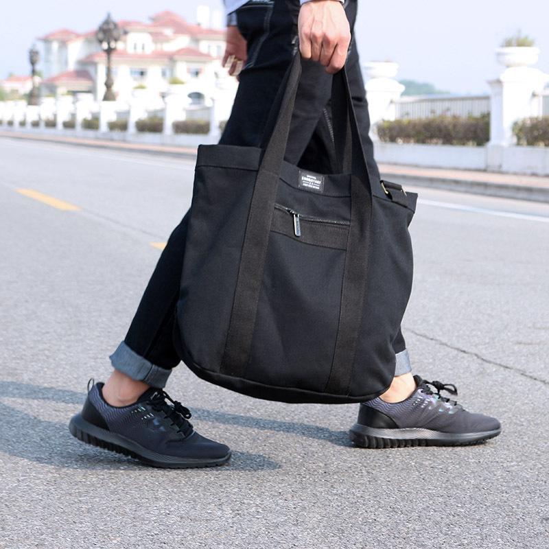 Webbing-Trimmed Twill Tote Bag | Mens Totes Bags Mens