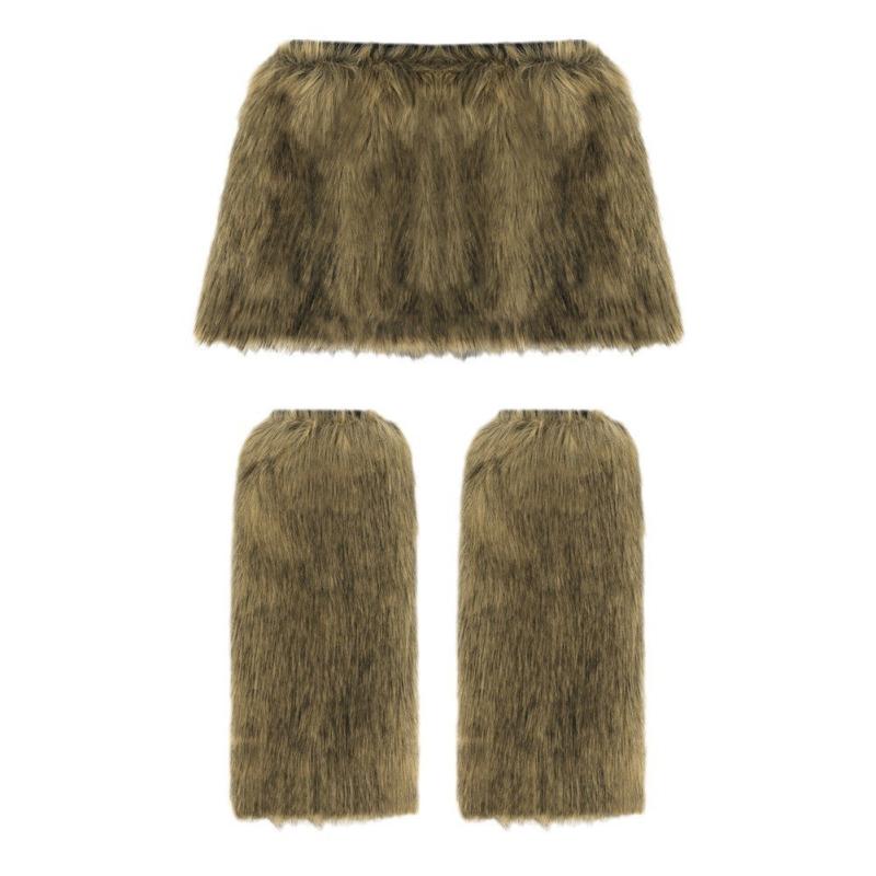 Wide-Leg Faux Fur Shorts | Mens Shorts Clothing Mens