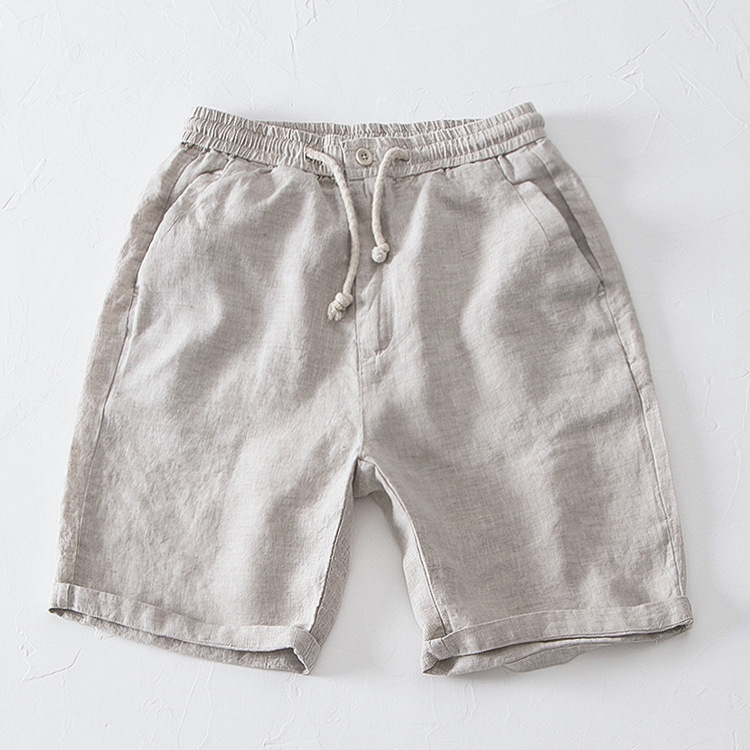 Wide-Leg Pleated Linen and Cotton-Blend Drawstring Shorts | Mens Shorts Clothing Mens