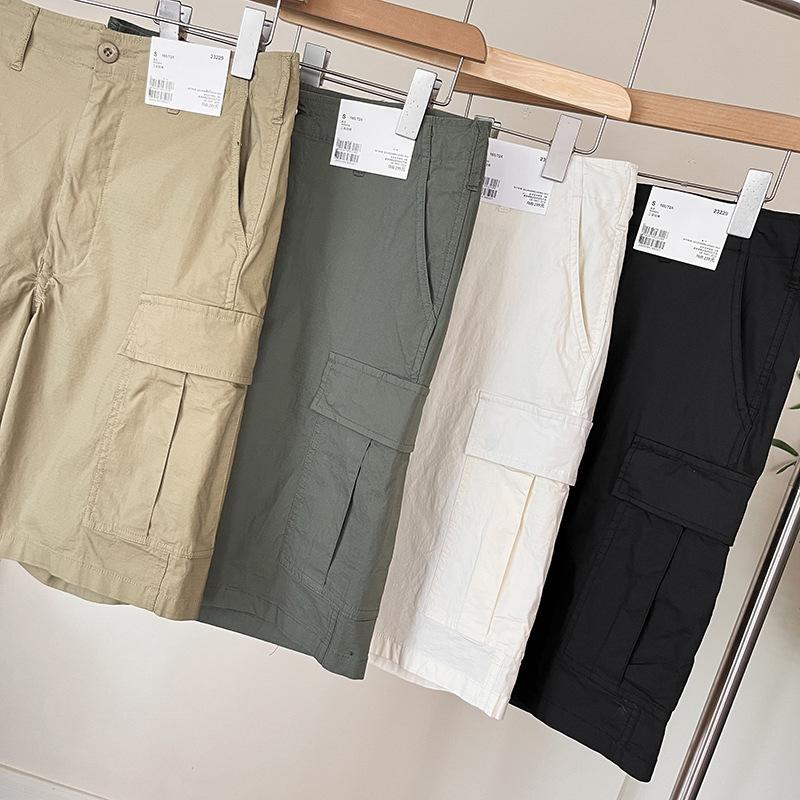 Wide-Leg Strap-Detailed Cotton and Linen-Blend Cargo Shorts | Mens Shorts Clothing Mens