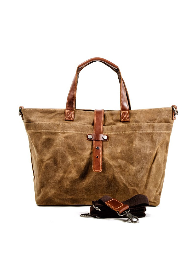 Woody Business Leather-Trimmed Checked Canvas Messenger Bag | Mens Messenger Bags Bags Mens